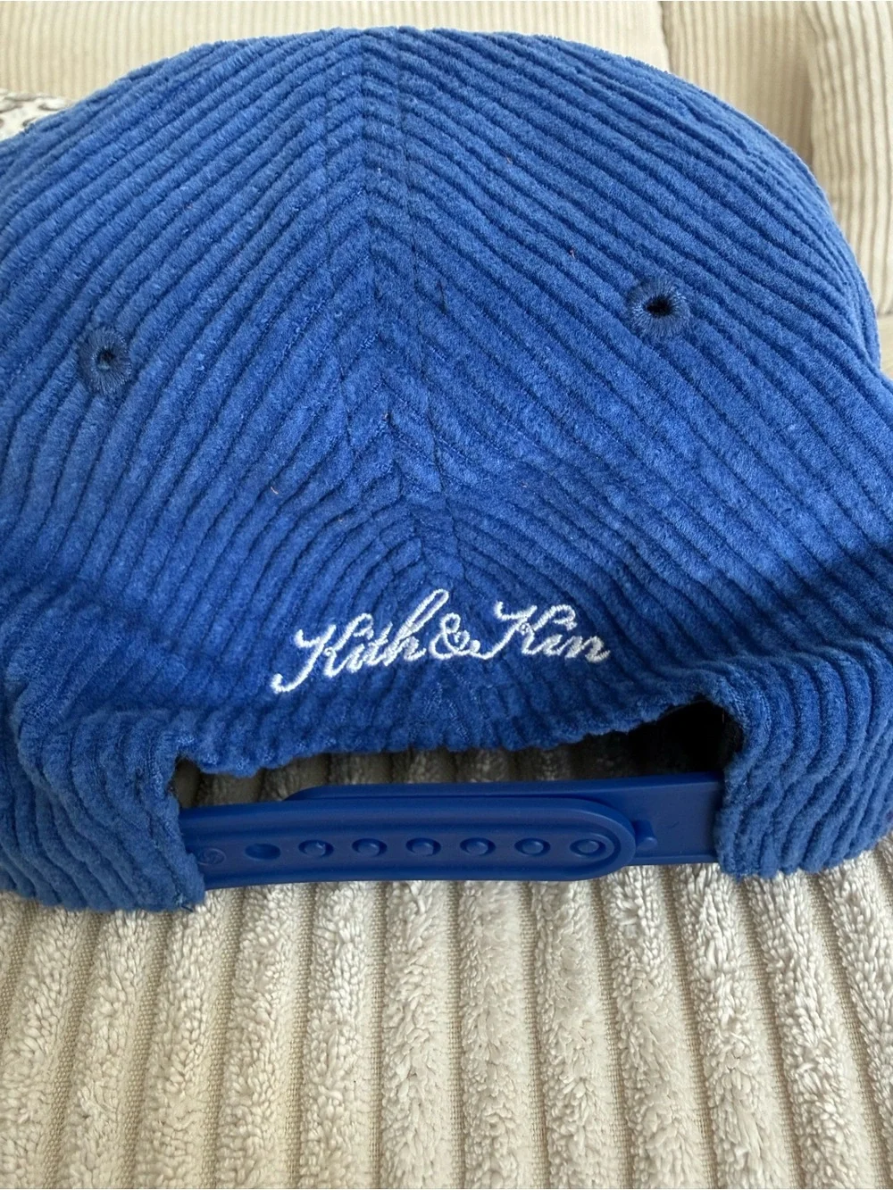 KITH X NFL New York Giants Corduroy SnapBack